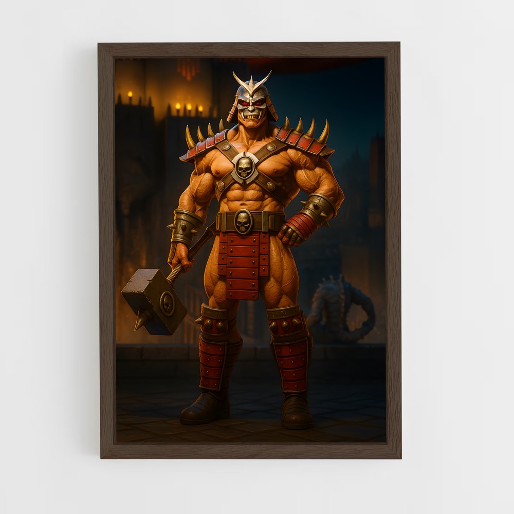 Poster Le Marteau de Shao Kahn – affiche Mortal kombat (vue 5)